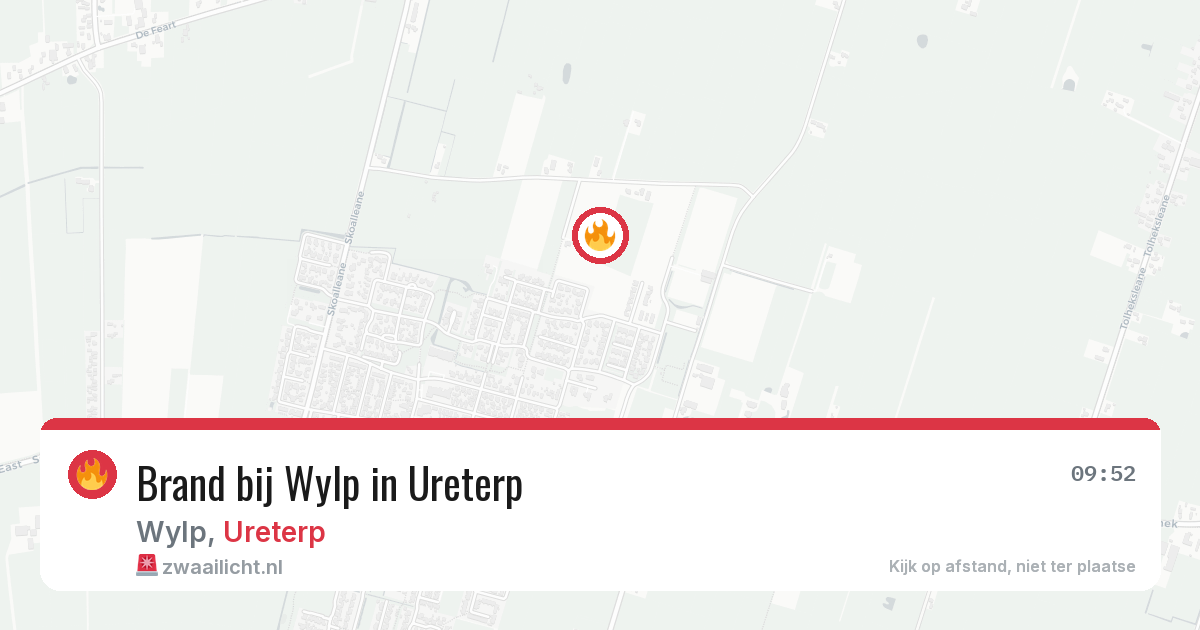 Brand bij Wylp in Ureterp — 20 jun 2026