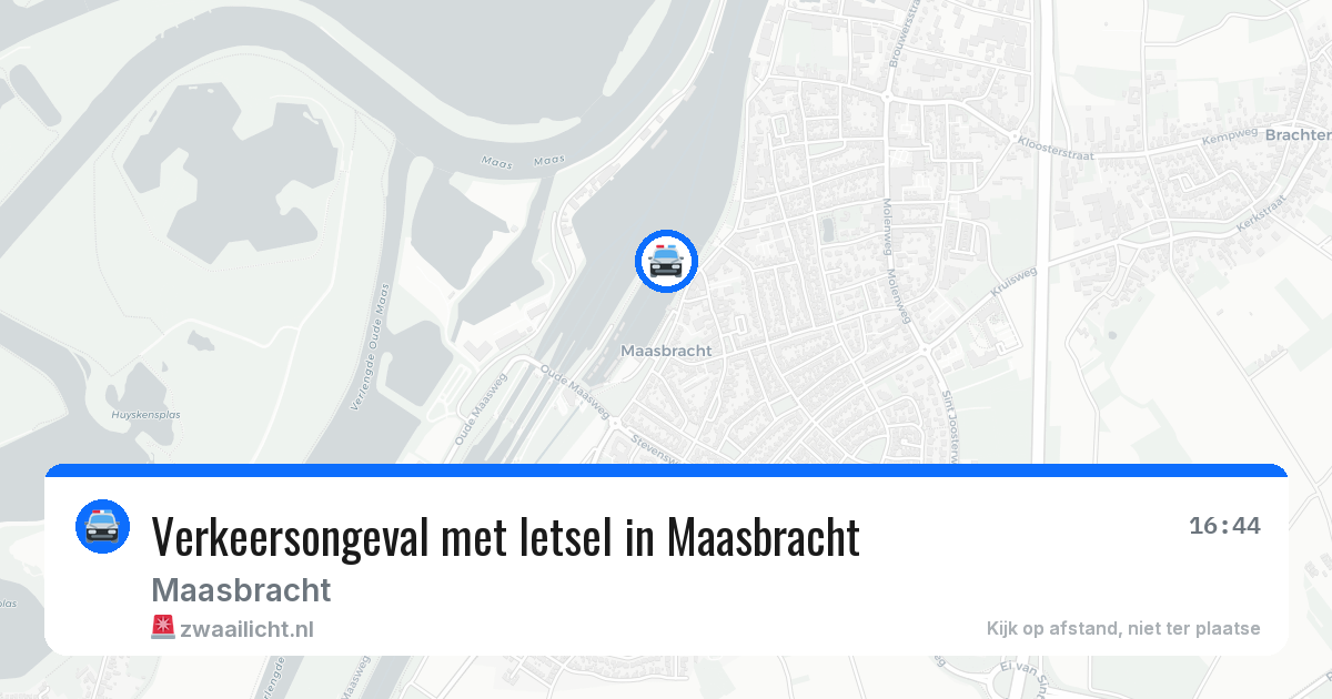Verkeersongeval met letsel in Maasbracht — 30 apr 2026