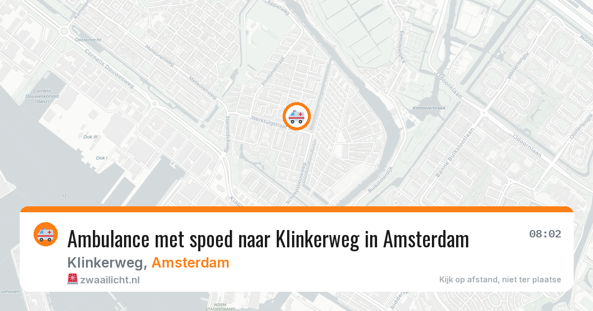 Ambulance met spoed naar Klinkerweg in Amsterdam — 9 feb 2026