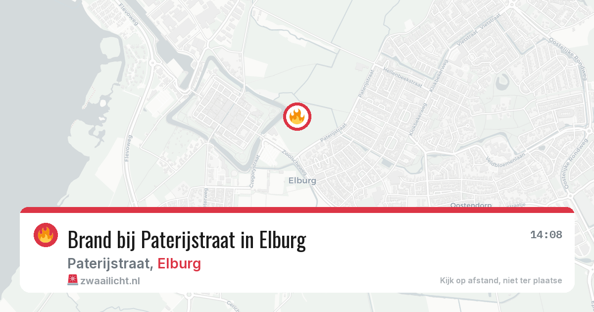 Brand bij Paterijstraat in Elburg — 30 jun 2026
