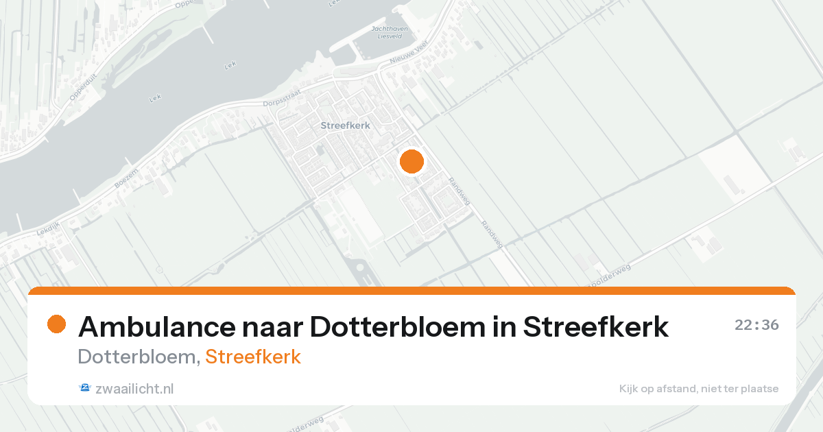 Ambulance naar Dotterbloem in Streefkerk — 7 feb 2026