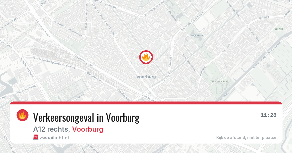 Verkeersongeval in Voorburg — 18 mei 2026