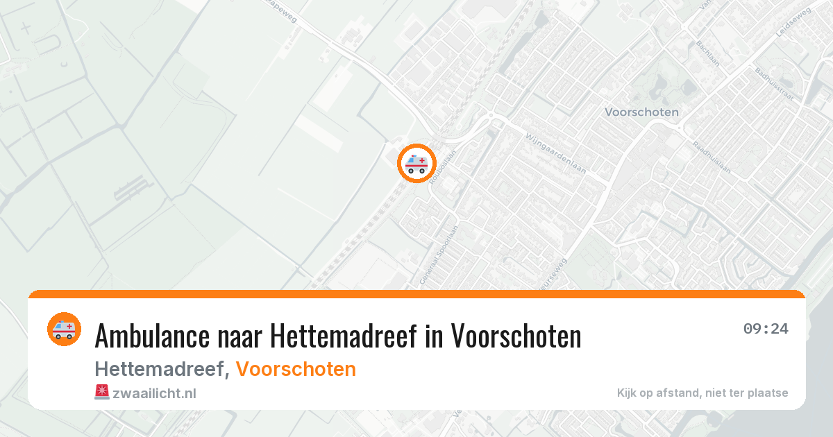 Ambulance naar Hettemadreef in Voorschoten — 21 mei 2026