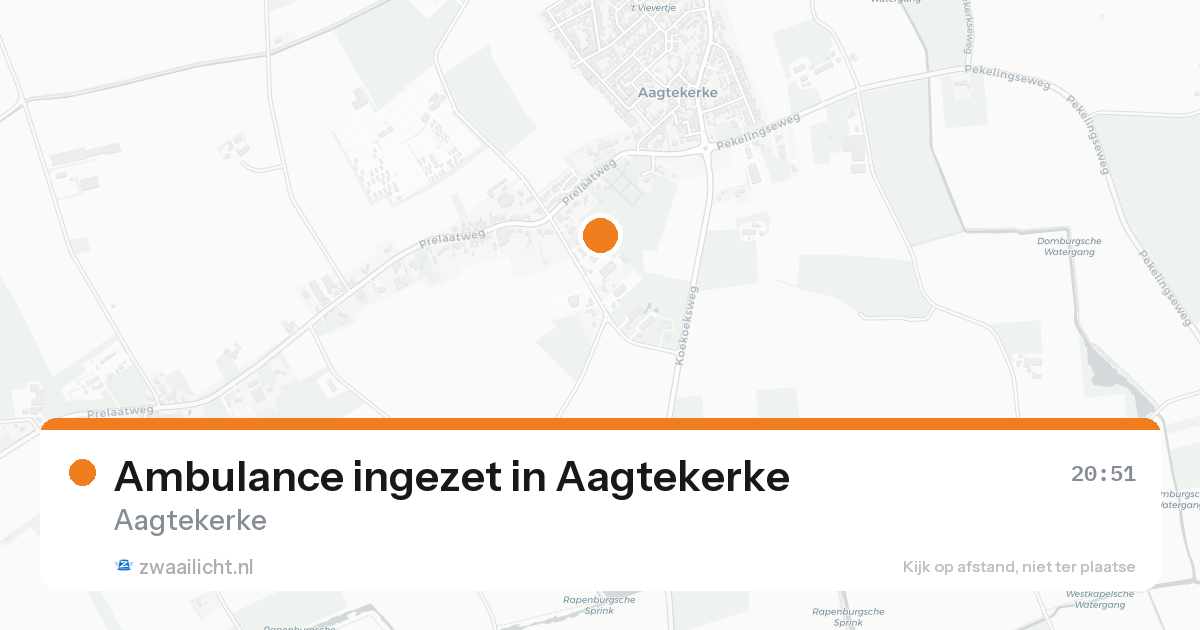 Ambulance ingezet in Aagtekerke — 18 aug 2026