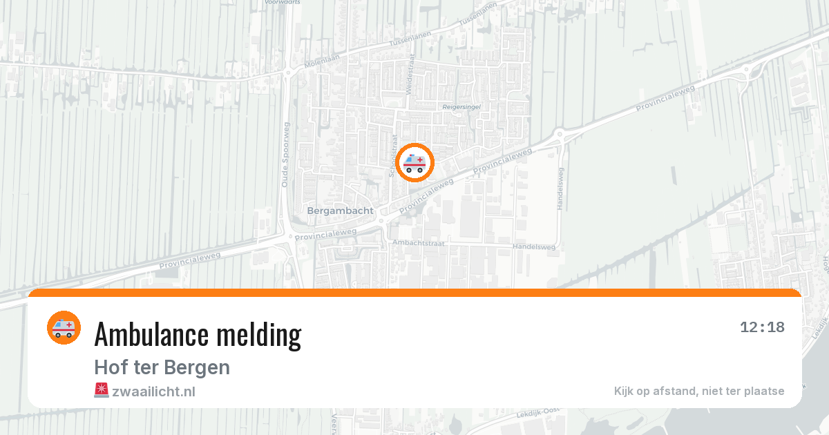 Ambulance melding — 22 jul 2026
