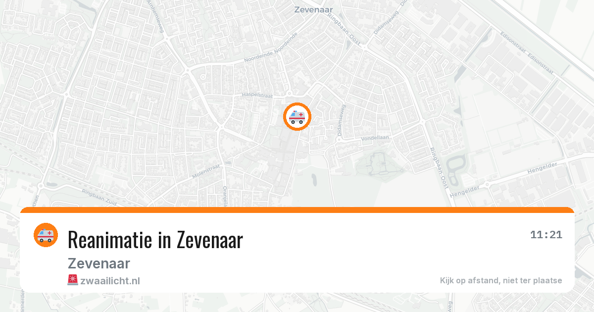 Reanimatie in Zevenaar — 1 apr 2026