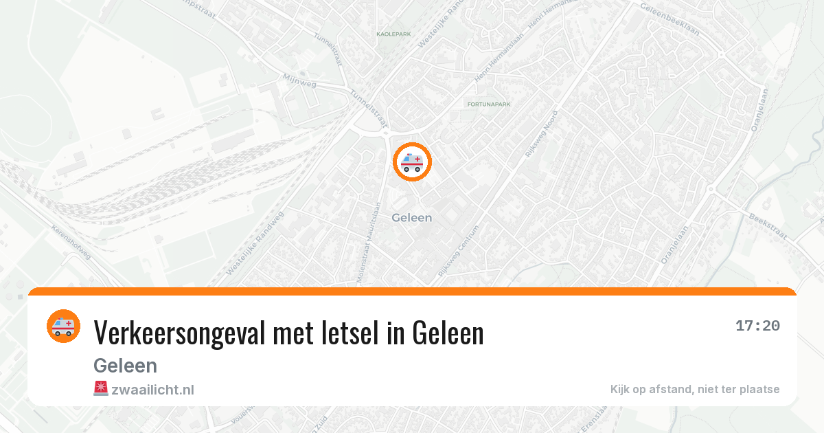 Verkeersongeval met letsel in Geleen — 21 mei 2026