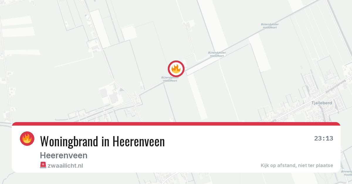 Woningbrand in Heerenveen — 27 jun 2026