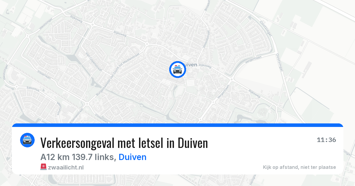 Verkeersongeval met letsel in Duiven — 27 jul 2026