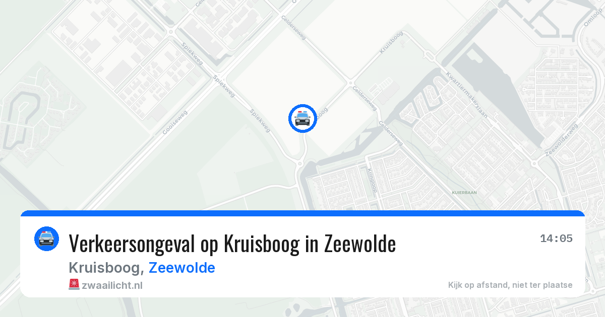 Verkeersongeval op Kruisboog in Zeewolde — 20 mei 2026