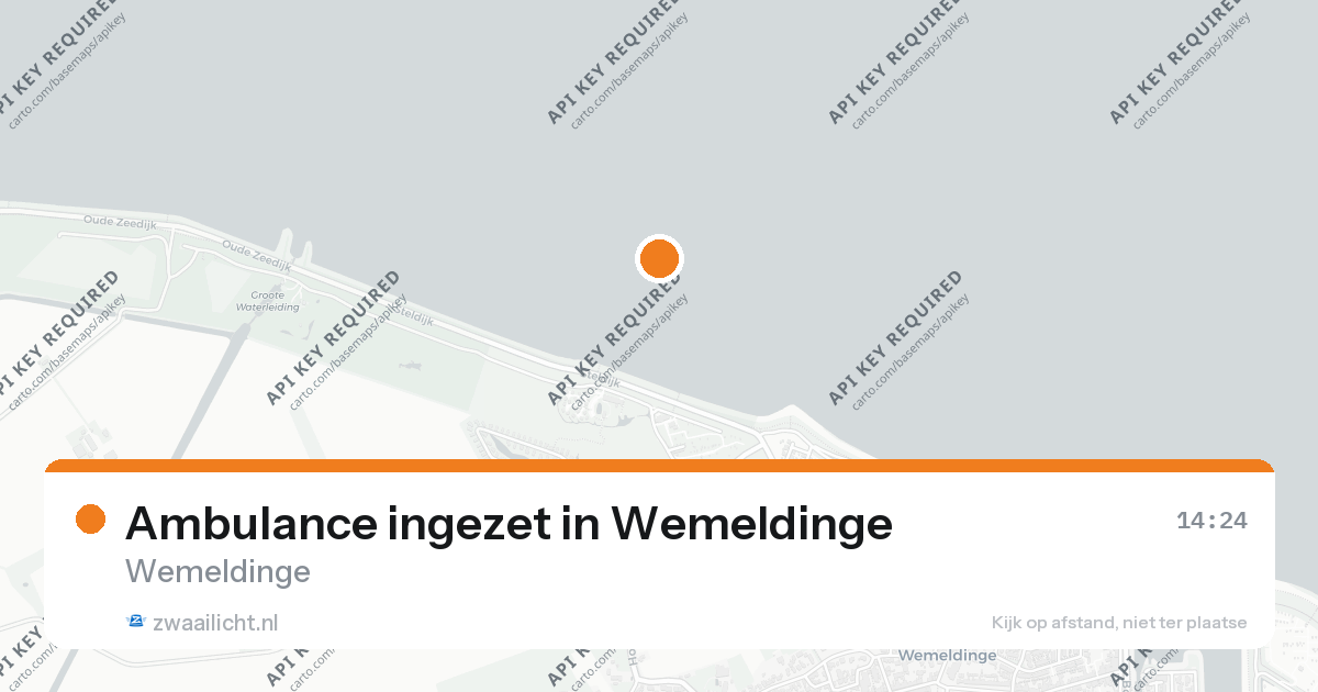 Ambulance ingezet in Wemeldinge — 26 aug 2026