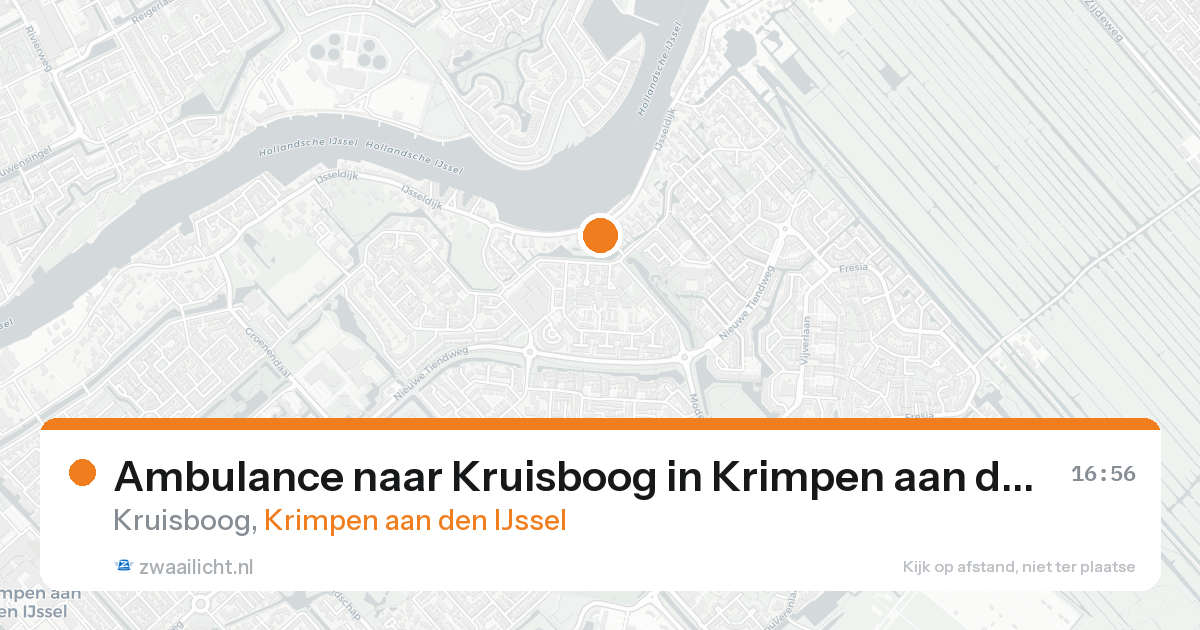 Ambulance naar Kruisboog in Krimpen aan den IJssel — 8 jul 2026