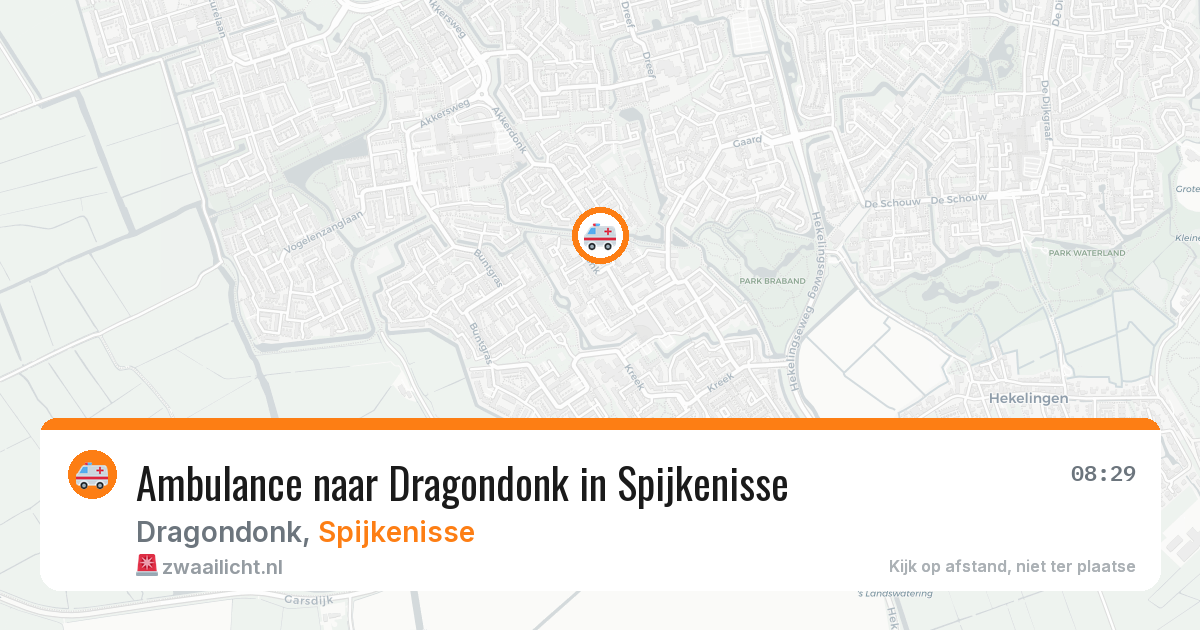 Ambulance naar Dragondonk in Spijkenisse — 19 jun 2026