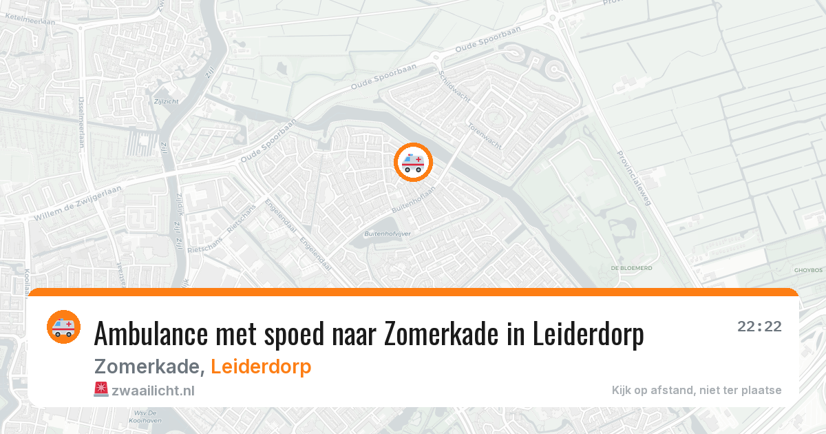 Ambulance met spoed naar Zomerkade in Leiderdorp — 30 mei 2026