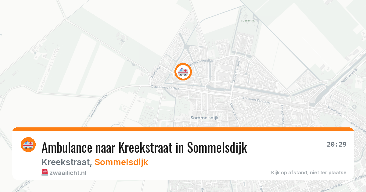 Ambulance naar Kreekstraat in Sommelsdijk — 8 feb 2026
