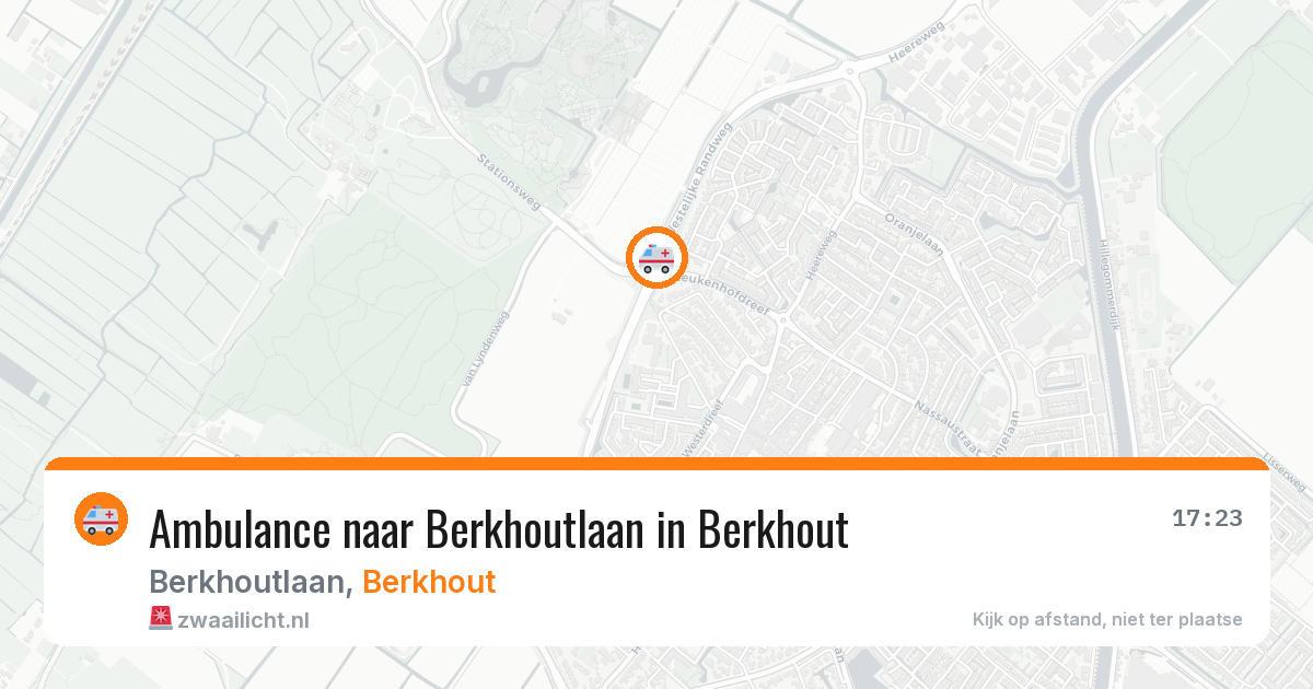 Ambulance naar Berkhoutlaan in Berkhout — 4 jun 2026