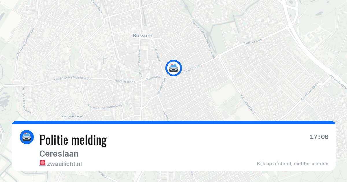 Politie melding — 15 apr 2026