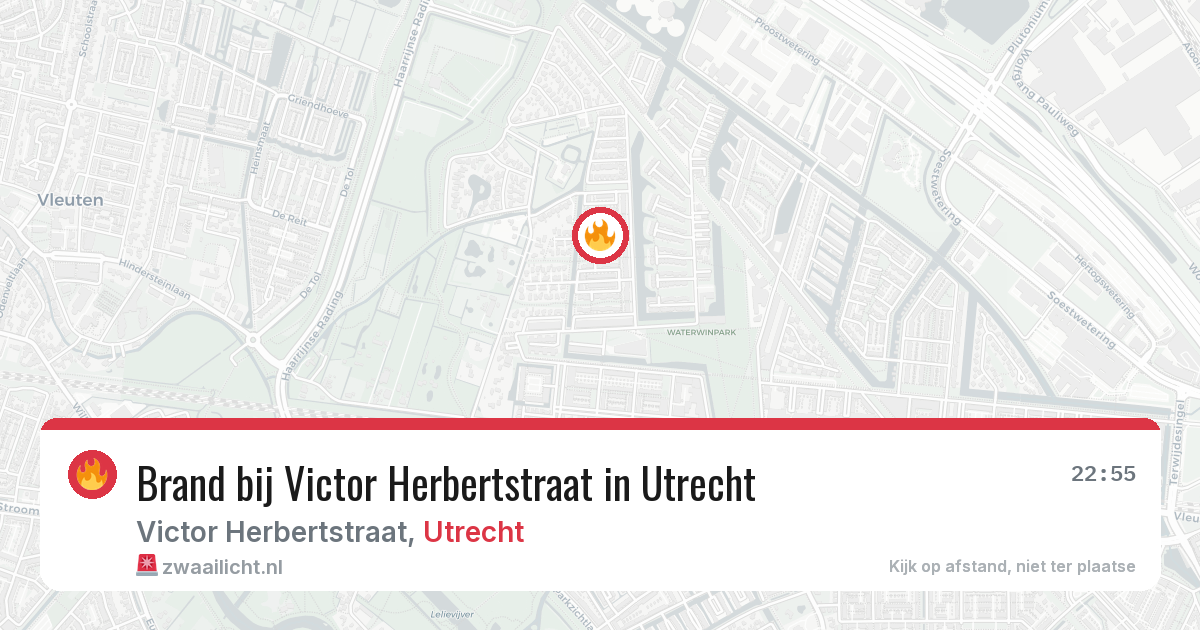 Brand bij Victor Herbertstraat in Utrecht — 11 jun 2026
