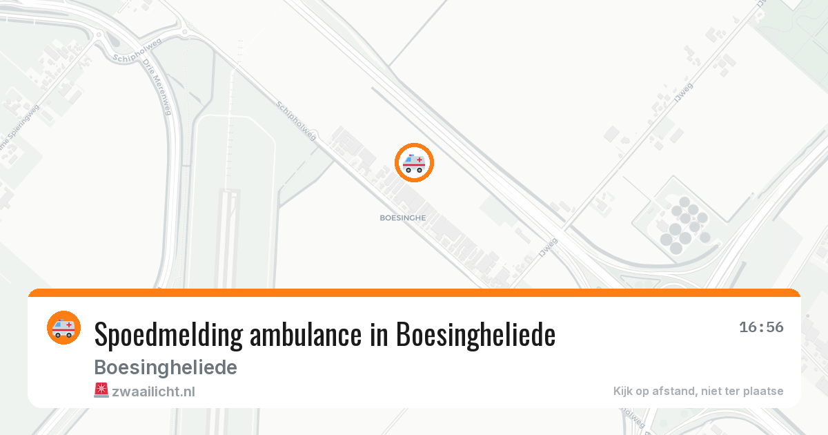 Spoedmelding ambulance in Boesingheliede — 1 jul 2026