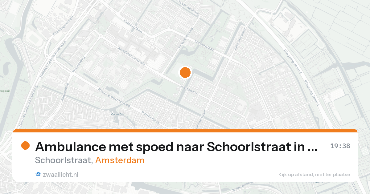 Ambulance met spoed naar Schoorlstraat in Amsterdam — 31 jan 2026