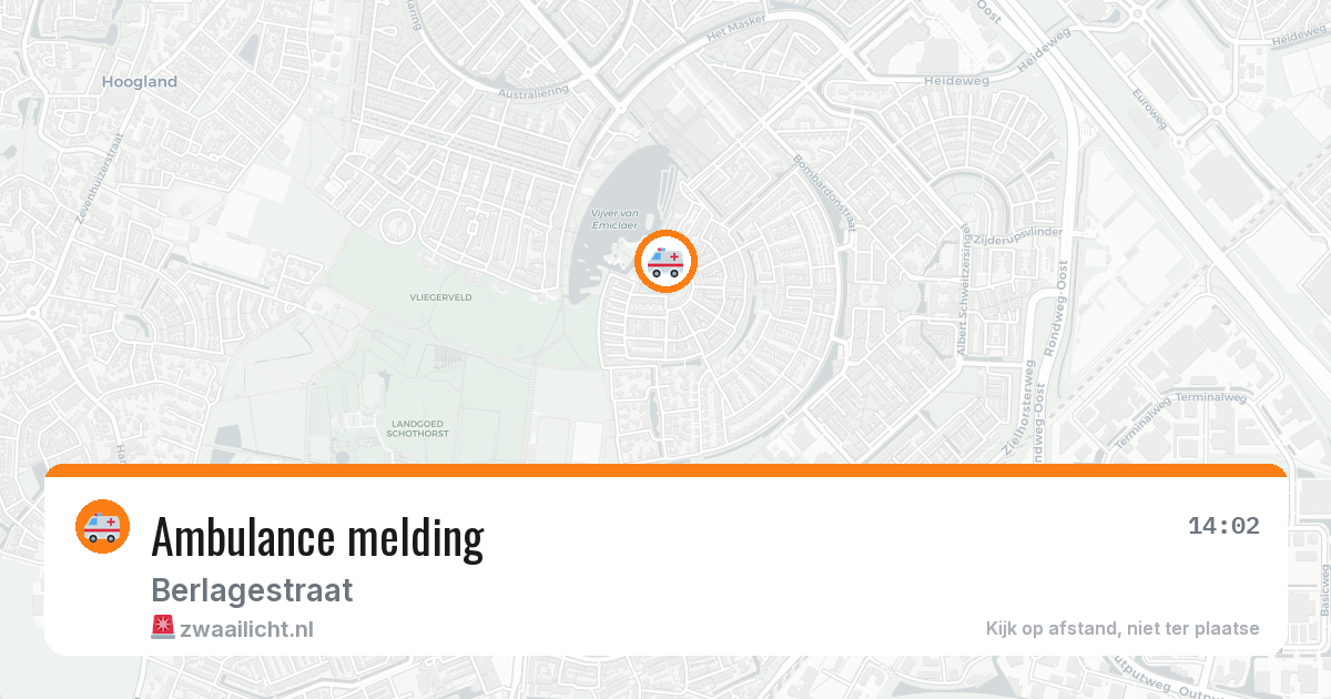 Ambulance melding — 17 jan 2026