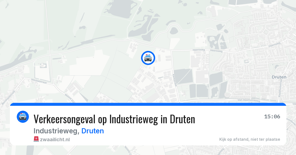 Verkeersongeval op Industrieweg in Druten — 11 feb 2026