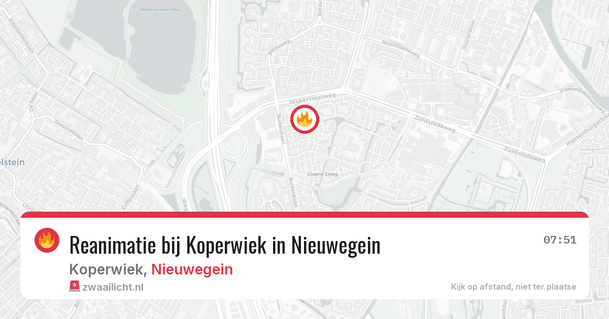 Reanimatie bij Koperwiek in Nieuwegein — 26 mrt 2026