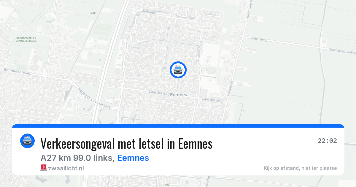 Verkeersongeval met letsel in Eemnes — 19 mei 2026