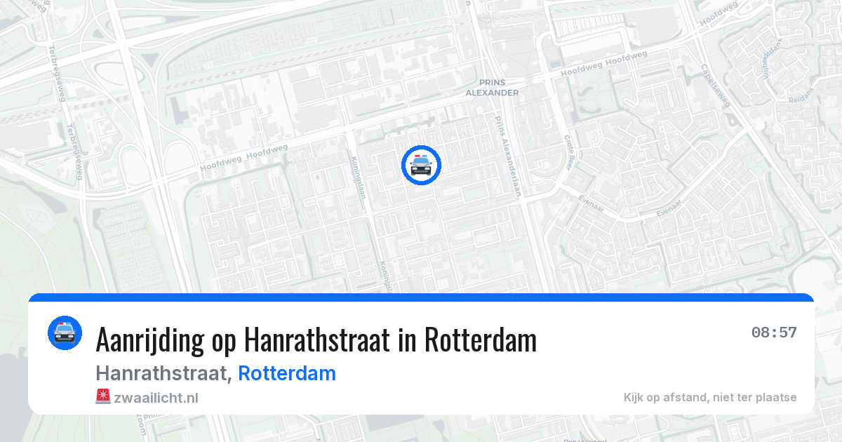 Aanrijding op Hanrathstraat in Rotterdam — 23 jun 2026