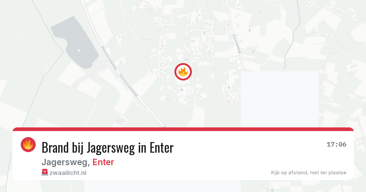 Brand bij Jagersweg in Enter — 3 aug 2026