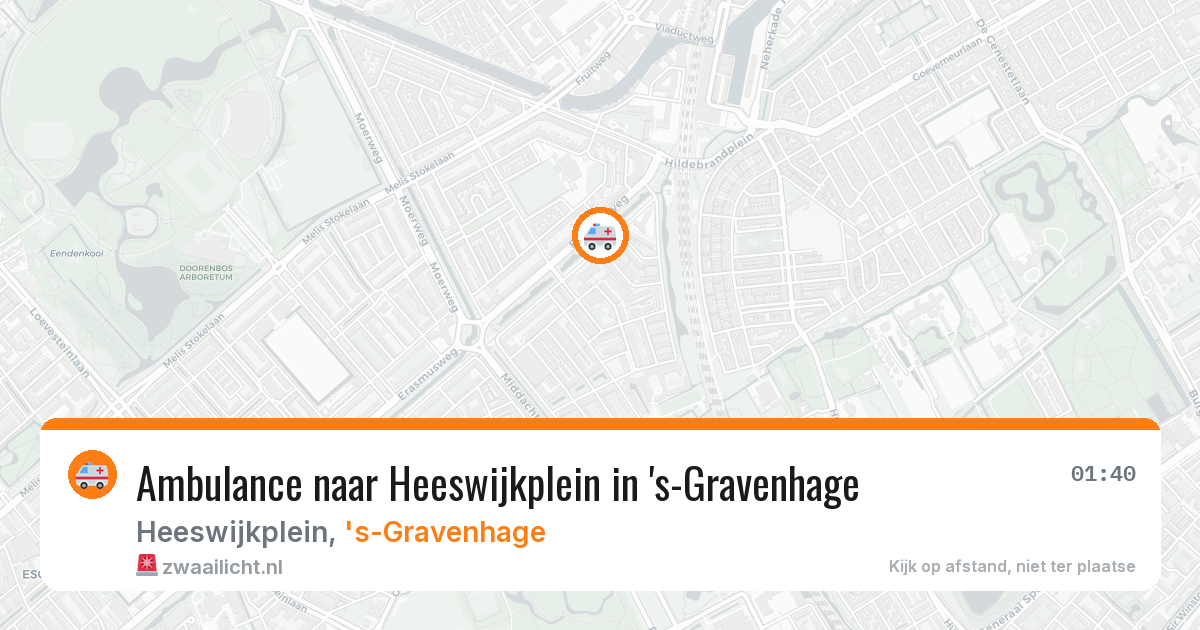 Ambulance naar Heeswijkplein in 's-Gravenhage — 28 jul 2026