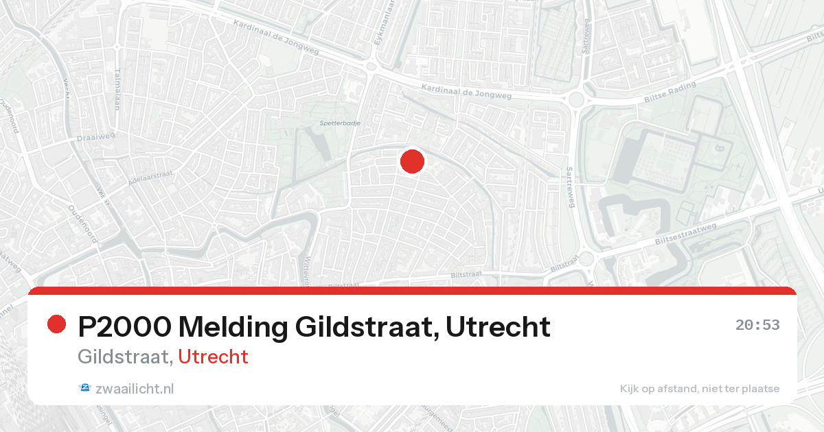 P2000 Melding Gildstraat, Utrecht — 7 feb 2026