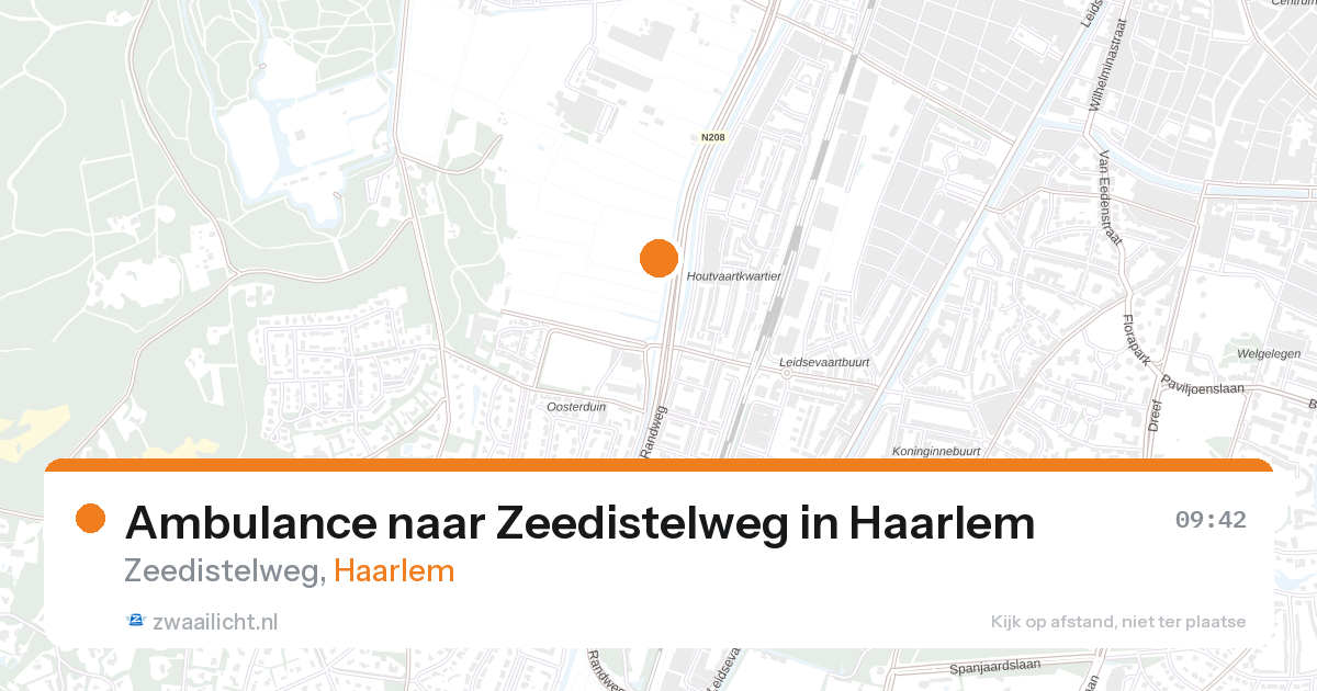 Ambulance naar Zeedistelweg in Haarlem — 15 jun 2026