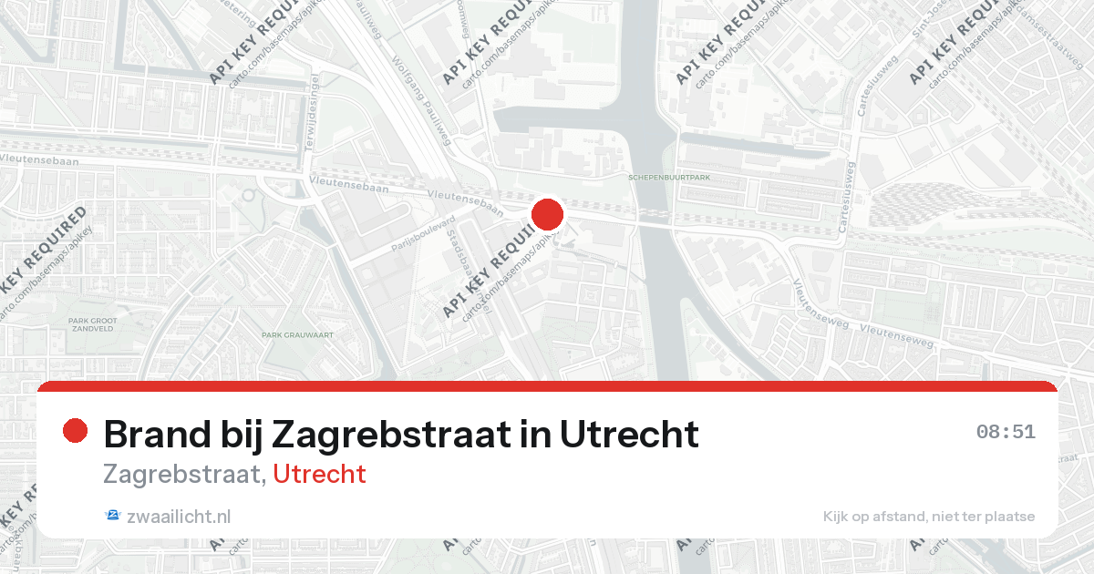 Brand bij Zagrebstraat in Utrecht — 19 aug 2026