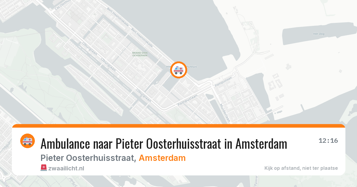 Ambulance naar Pieter Oosterhuisstraat in Amsterdam — 11 jul 2026
