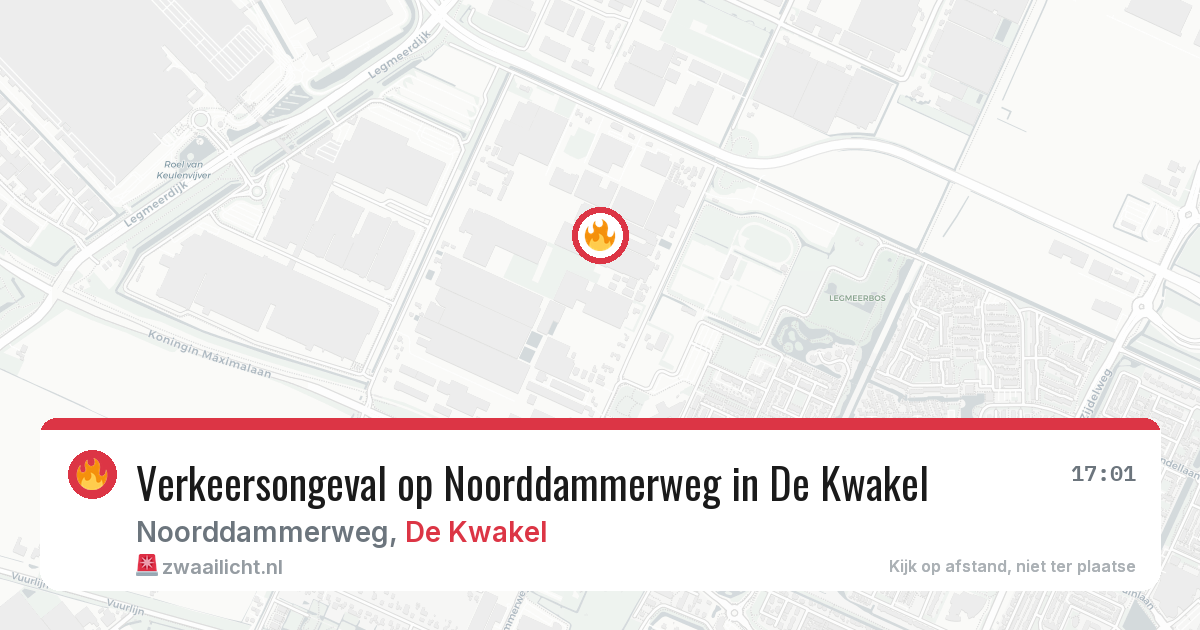 Verkeersongeval op Noorddammerweg in De Kwakel — 12 jul 2026