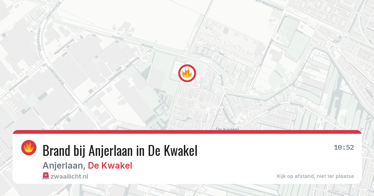 Brand bij Anjerlaan in De Kwakel — 8 jul 2026
