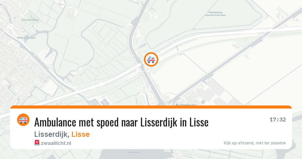 Ambulance met spoed naar Lisserdijk in Lisse — 2 jul 2026