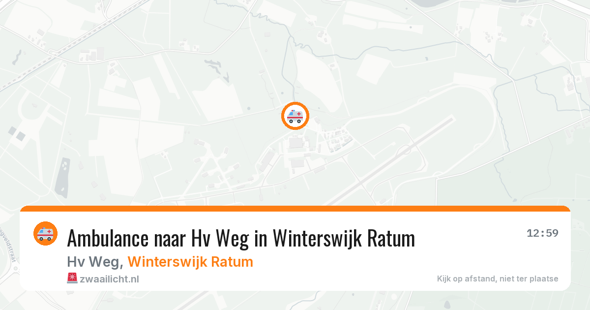 Ambulance naar Hv Weg in Winterswijk Ratum — 11 jul 2026