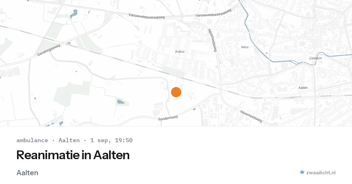 Reanimatie in Aalten — 1 sep 2026