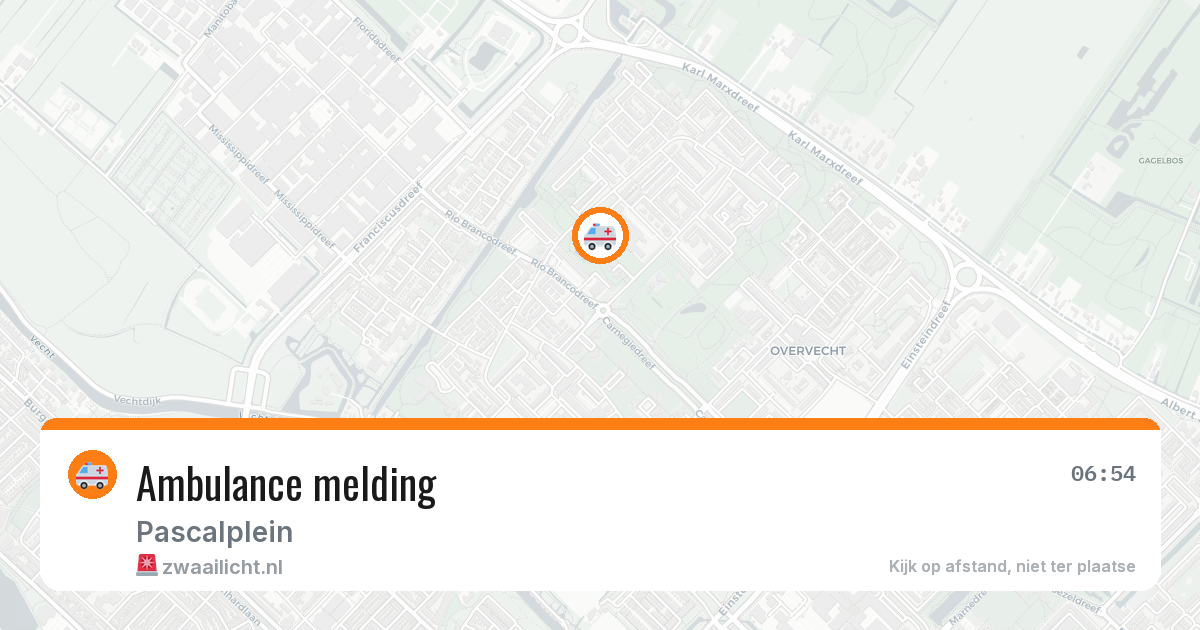 Ambulance melding — 23 jan 2026