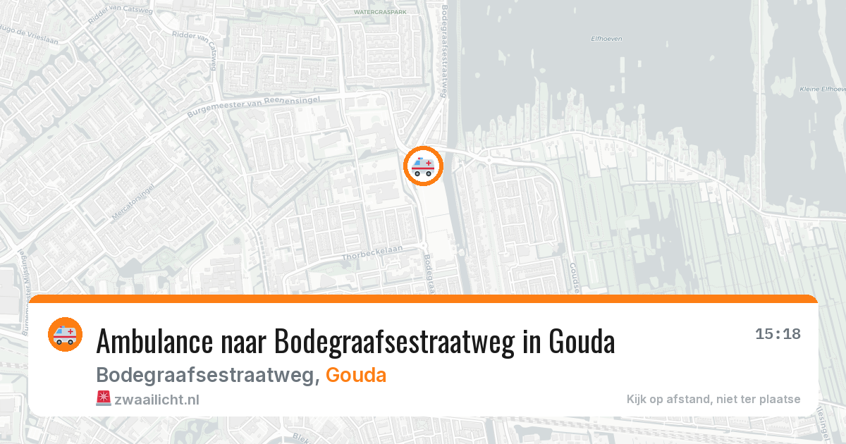 Ambulance naar Bodegraafsestraatweg in Gouda — 31 mrt 2026