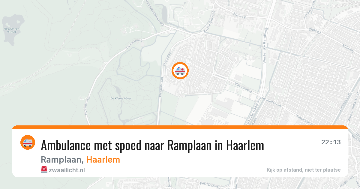 Ambulance met spoed naar Ramplaan in Haarlem — 31 jul 2026