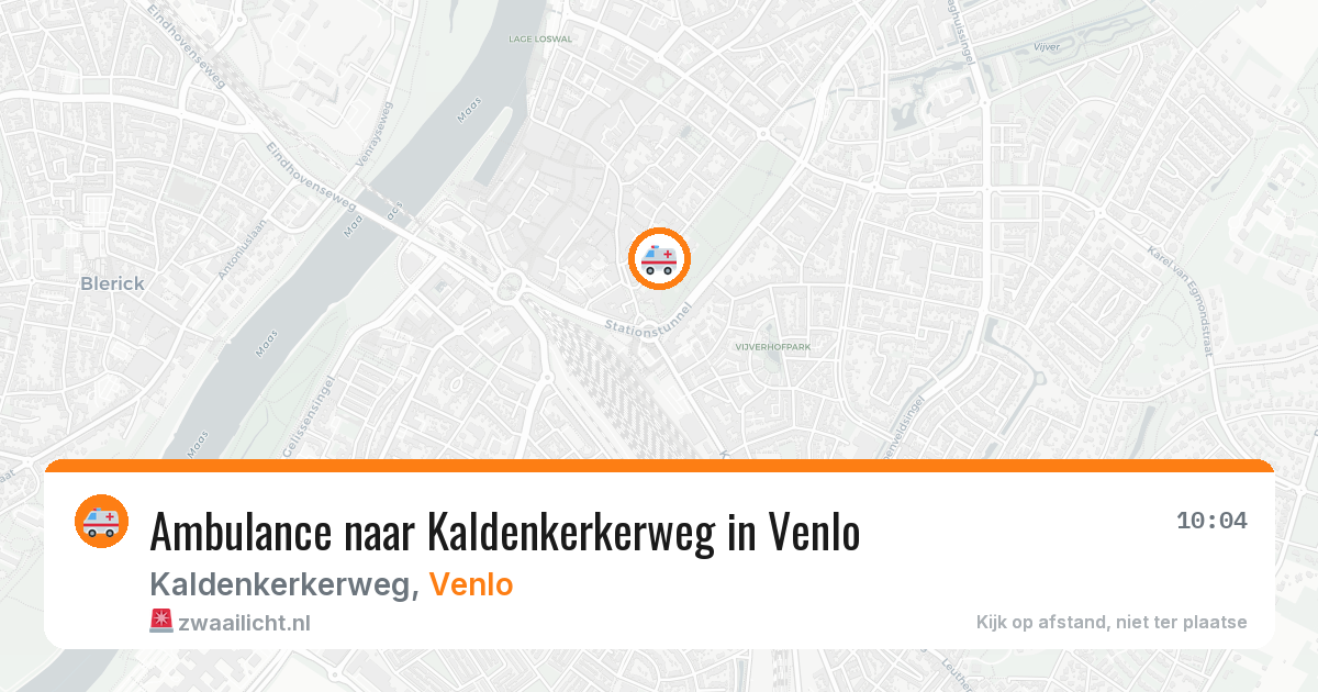 Ambulance naar Kaldenkerkerweg in Venlo — 27 jun 2026