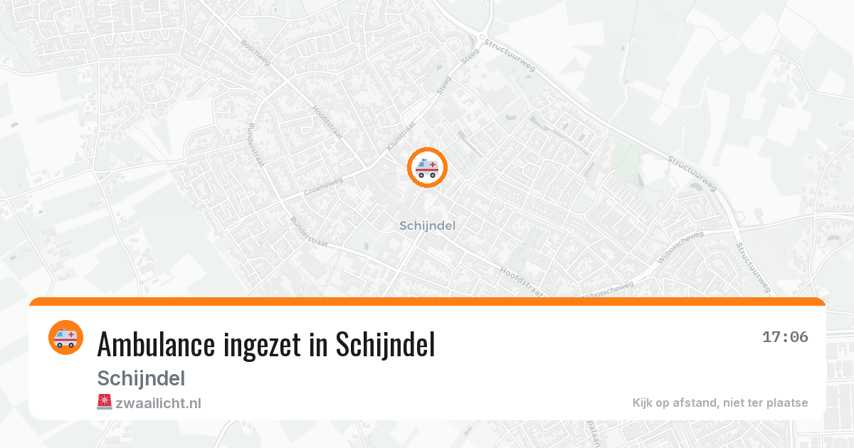 Ambulance ingezet in Schijndel — 30 mrt 2026