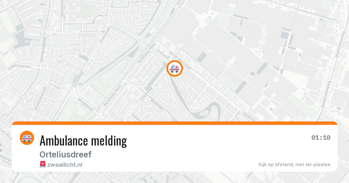 Ambulance melding — 9 feb 2026