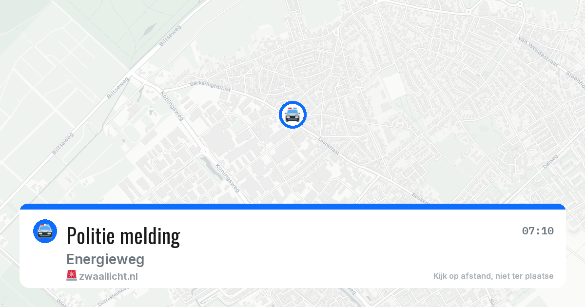 Politie melding — 12 mei 2026