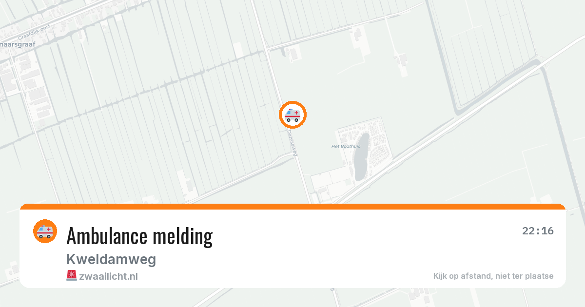 Ambulance melding — 20 apr 2026