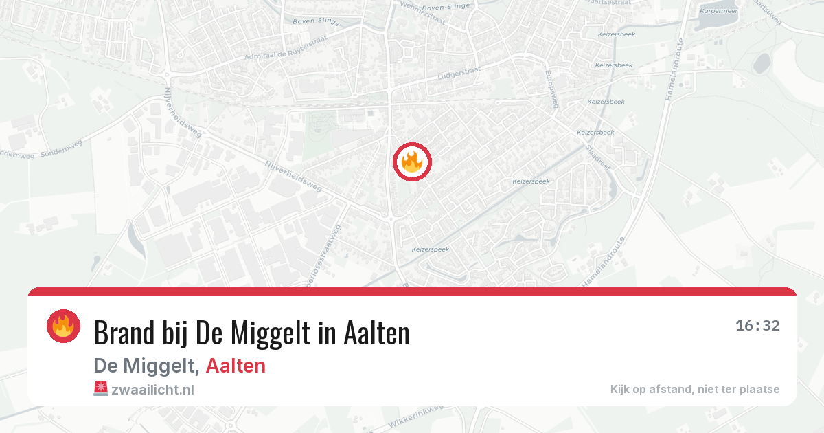 Brand bij De Miggelt in Aalten — 26 mei 2026