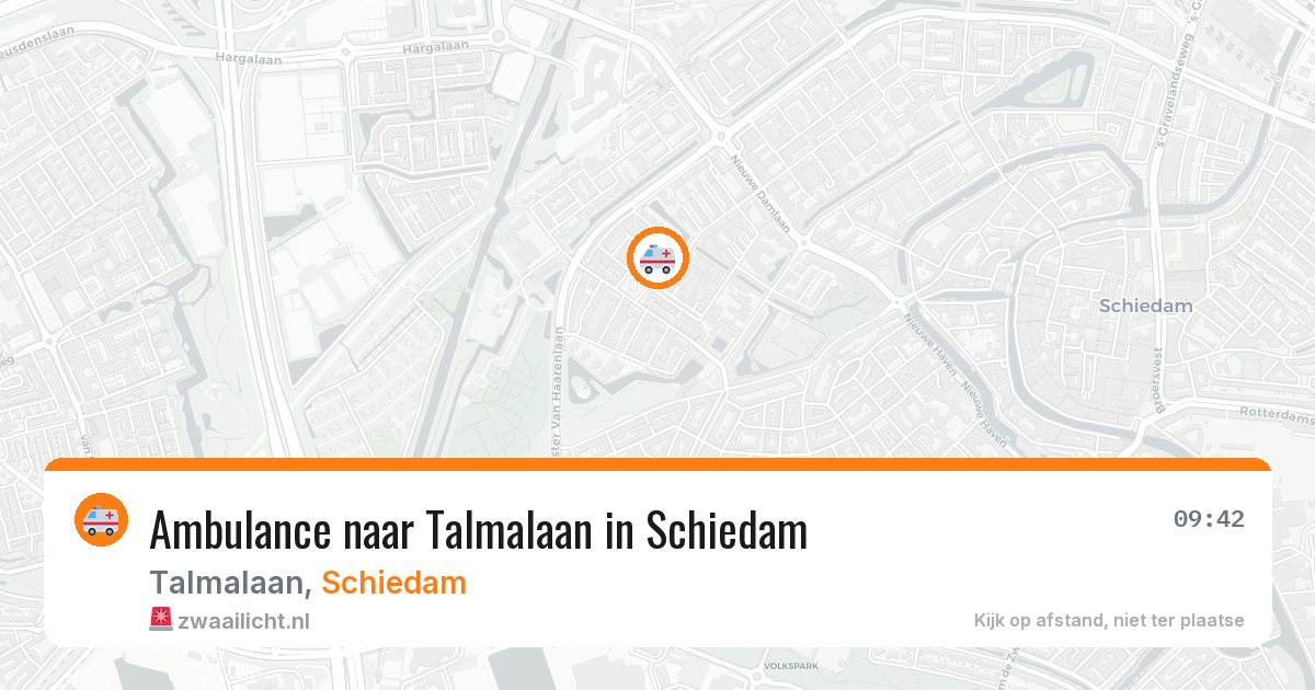 Ambulance naar Talmalaan in Schiedam — 28 apr 2026